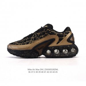 公司级 全新Nike Air Max Dn 运动鞋 时尚跑步鞋 豆荚造型气垫吸睛 鞋面采用织物材质打造 提供舒适的穿着体验 这款鞋不仅具有时尚的外观 还融合了许