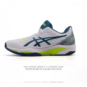 新品公司级 亚瑟士Asics Solution Speed Ff 2代 网球鞋Asics亚瑟士男士运动鞋专业网球鞋透气防滑厚底增高老爹鞋，Asics Solut