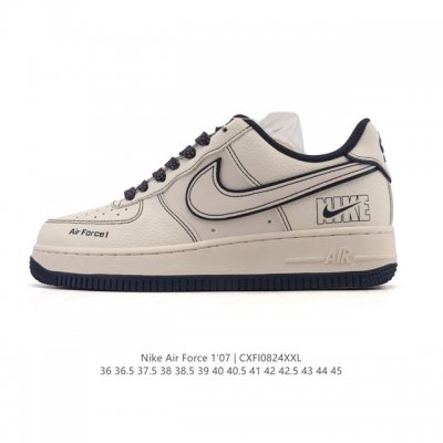 公司级 新款 Af1耐克 Nike Air Force 1 ‘07 Low 空军一号 气垫厚底增高百搭运动板鞋 原楦头原纸板 小白鞋 打造纯正空军版型，专注外贸