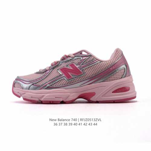 new Balance Mr740 Nb新百伦系列复古老爹风休闲运动慢跑鞋。采用轻质牛剖革拼接透气网眼衬垫织物鞋面材质 T-Beam大底提供足步弓支撑 保持步态