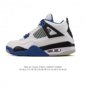 公司级 耐克 Nike Air Jordan 4 Retro Og迈克尔 乔丹Aj4代乔4 低帮复古休闲运动文化篮球鞋。秉承轻量化的速度型篮球鞋设计思想完成设计