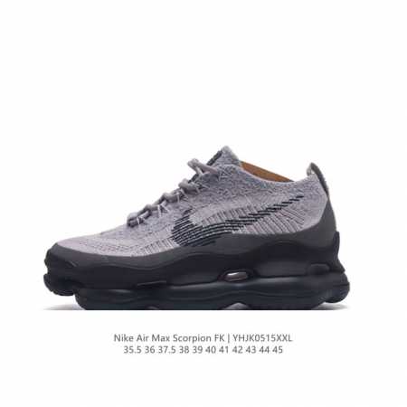 公司级 耐克 Nike Air Max Scorpion Fk 气垫缓震运动鞋厚底增高男女鞋。次世代气垫搭载全掌长气垫鞋款 而这样的配置，会带来过去所有 Air - 点击图像关闭
