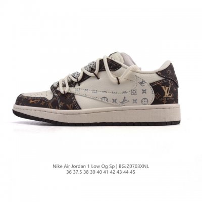 公司级 真标 耐克 Nike Air Jordan 1 Low Og Sp Military Blue Aj1乔1倒勾 2025年新款 蛇年新款 低帮篮球鞋 路