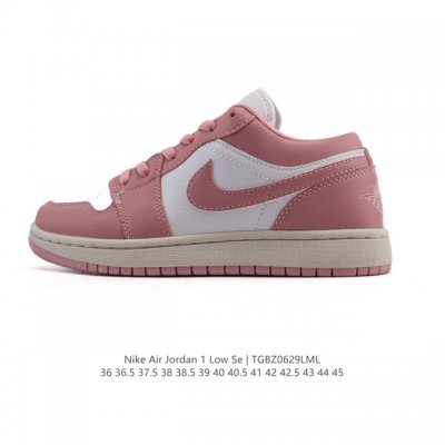 耐克 乔丹Air Jordan 1 Low Aj1 乔1 乔丹1代Aj1 低帮复古文化休闲运动篮球鞋。从1985 年面世的元年款汲取设计灵感，采用简洁大方的经典