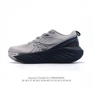 210 【公司级】Saucony 索康尼 Triumph系列 胜利 22代 中性跑鞋 强缓震跑步鞋轻便男女同款跑鞋夏季透气运动鞋子，是来自美国的专业跑鞋品牌，成