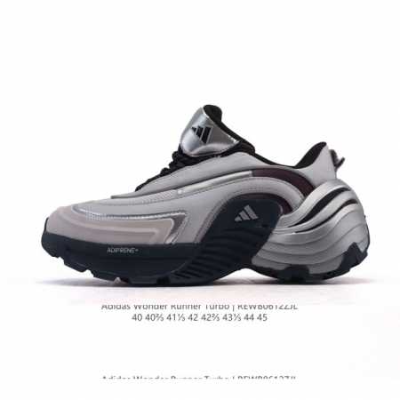 新品 阿迪达斯新款 Adidas Fos系列Wonder Runner Turbo厚底运动鞋阿迪达斯轻运动鞋舒适防滑耐磨 低帮缓震跑步鞋 厚底增高男款老爹鞋，外 - 点击图像关闭