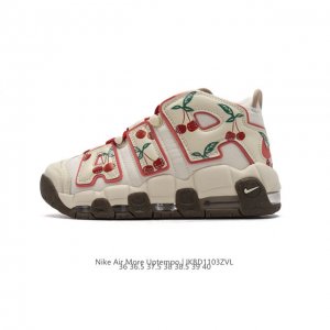 耐克 Nike Air More Uptempo '96 皮蓬全掌气垫女子运动鞋厚底增高缓震慢跑鞋。续写 20 世纪 80 年代和 90 年代篮球运动飞速发展的