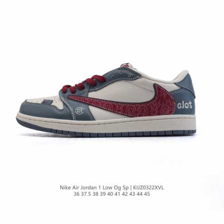 310 【公司级】真标 耐克/Nike Air Jordan 1 Low Og Sp"Military Blue"Aj1乔1倒勾低帮篮球鞋 Aj1 乔丹1代 A - 点击图像关闭