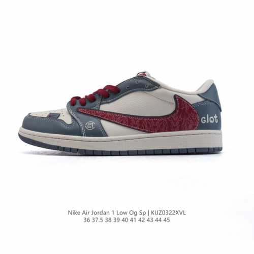 310 【公司级】真标 耐克/Nike Air Jordan 1 Low Og Sp"Military Blue"Aj1乔1倒勾低帮篮球鞋 Aj1 乔丹1代 A