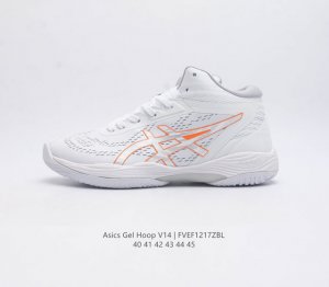 新款asics亚瑟士专业排球鞋东京gelhoop V14 Yy减震助弹防滑气排球鞋 高帮减震助弹 亚瑟士v14 男士运动鞋 Gelhoop V14是专业的排球鞋