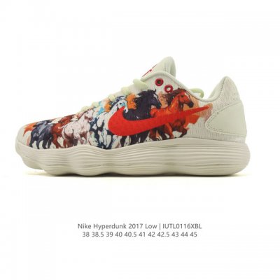 公司级 新配色 耐克 Nike Hyperdunk2017Low 低帮 实战篮球鞋 男款运动鞋。延续低调实用的外观设计，提供更为强劲的赛场表现。初看 Hyper
