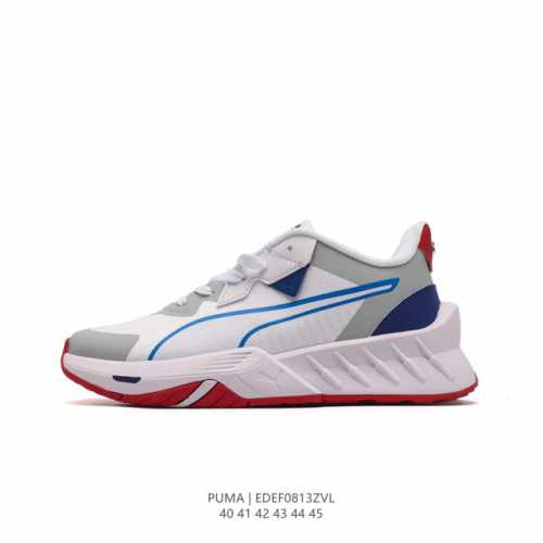 puma 彪马 Mercedes宝马联名 Amg Petronas 系列赛车休闲厚底增高老爹鞋 透气轻便 耐磨防滑男士运动赛车鞋 男款低帮休闲渐变时尚赛车鞋。