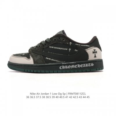 真标 耐克 Nike Air Jordan 1 Low Og Sp Military Blue Aj1乔1倒勾 2025年新款 蛇年新款 低帮篮球鞋 Aj1 乔