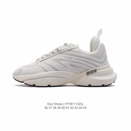 公司级 Dior 迪奥 高奢品牌 彰显高级气质 Dior 运动鞋低帮系列复古百搭休闲鞋时尚慢跑鞋厚底老爹鞋。 码数：36-45 编码：Yttb1113Zjl