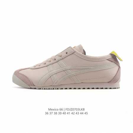 真标 Asics 亚瑟士 男女鞋 配足弓鞋垫 日产经典老牌-鬼塚虎 Onitsuka Tiger Mexico 66经典墨西哥系列复古经典百搭板鞋休闲运动鞋慢跑 - 点击图像关闭
