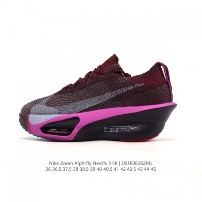 公司级 耐克 Nike Air Zoom Alphafly Next% 3代 马拉松三代 原标原盒真碳纤维 真Zoom X 气垫正确版型！鞋面采用更轻质更透气的