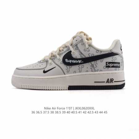 公司级 耐克 Nike Air Force 1 '07 Low 2025新年新款 蛇年限定 空军一号含气垫 小白鞋 解构绑带 双鞋带 低帮百搭厚底增高休闲运动板 - 点击图像关闭