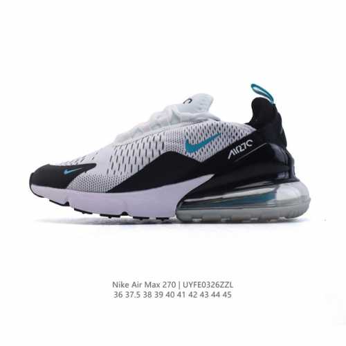 140 耐克 Nike Air Max 270 后半掌气垫缓震运动鞋时尚男女士跑步鞋 。作为 Nike 休闲型 Air Max 鞋款，Nike Air Max