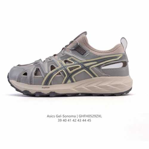 亚瑟士 Asics Gel-Sonoma Cn 轻盈舒适耐磨透气 低帮 洞洞鞋 凉鞋 复古缓震越野运动鞋1012B584-021 硬核户外党必入的3大理由 “踩
