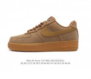 耐克 Nike Air Force 1 07 空军一号 Af 1 低帮 厚底增高百搭 休闲运动板鞋 柔软 弹性十足的缓震性能和出色的中底设计 横跨复古与现代的外