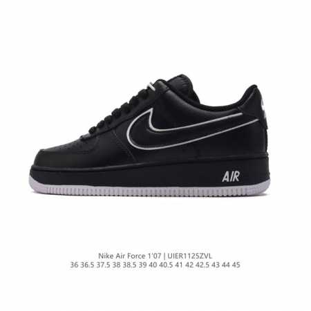 耐克 Nike Air Force 1 '07 Low 空军一号含气垫 小白鞋 低帮百搭厚底增高休闲运动板鞋。柔软、弹性十足的缓震性能和出色的中底设计，横跨复古 - 点击图像关闭