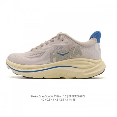 新款 Hoka One One 推出升级 Clifton 10 克利夫顿10代 男女士休闲跑步鞋轻量缓震运动鞋。Hoka One One的Clifton克利夫顿