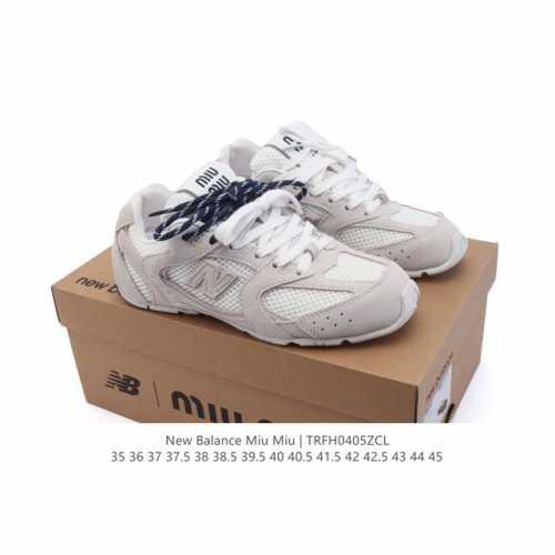 新百伦 Miumiu X New Balance 2025年联名 Nb系列跑步鞋 New Balance X Miu Miu 530 Sl 透气皮革鞋面运动鞋，