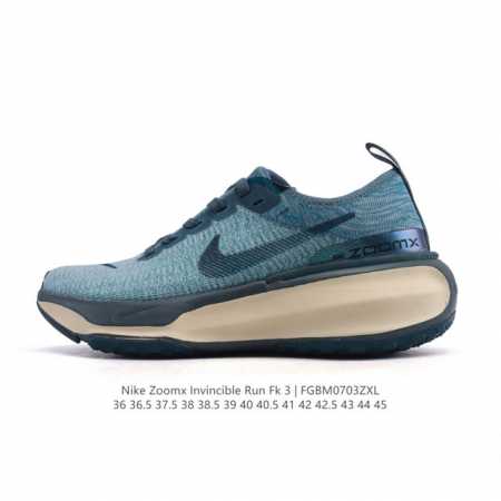 耐克 Nike Zoomx Invincible Run Fk 3 机能风格运动鞋 厚底增高老爹鞋。最新一代的Invincible 第三代来了！首先鞋面采用的是 - 点击图像关闭