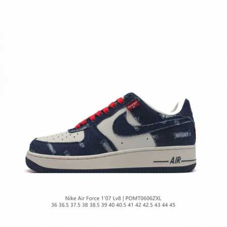 耐克 Nike Air Force 1 '07 Low 空军一号含气垫 低帮百搭厚底增高休闲运动板鞋。柔软、弹性十足的缓震性能和出色的中底设计，横跨复古与现代的 - 点击图像关闭