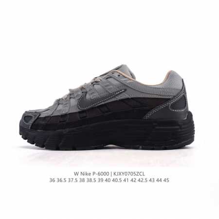 公司级 耐克 Nike 男女子休闲运动鞋 P-6000Premium 轻便舒适透气防滑缓震耐磨跑步鞋。P-6000 是一款植根于 2000 年代风格的混合款式， - 点击图像关闭