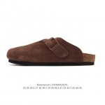 德国百年知名鞋履品牌 博肯Birkenstock 勃肯拖鞋系列凉拖鞋休闲沙滩凉鞋 Birkenstock勃肯德国进口男女款牛皮绒面革软底Arizona魔术贴扣拖