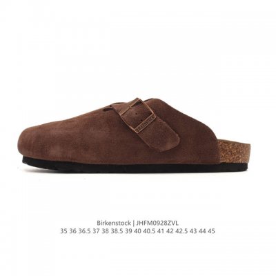 德国百年知名鞋履品牌 博肯Birkenstock 勃肯拖鞋系列凉拖鞋休闲沙滩凉鞋 Birkenstock勃肯德国进口男女款牛皮绒面革软底Arizona魔术贴扣拖