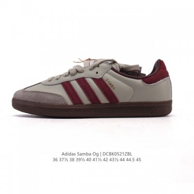 公司级 头层皮 阿迪达斯 德训鞋 Adidas Originals Samba Og Shoes 经典运动鞋小白鞋 T头鞋 男女鞋 彰显休闲摩登风情的时尚经典鞋