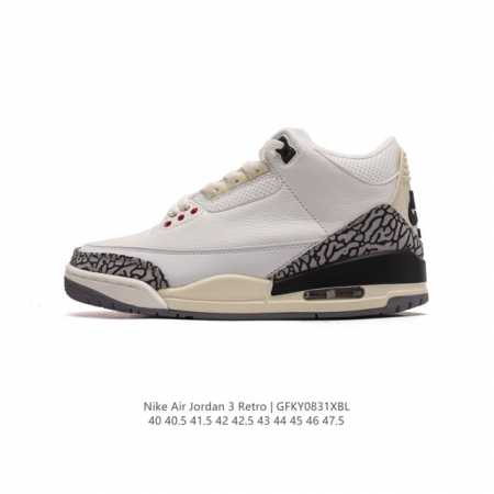 公司级 耐克 乔丹 Aj3 耐克 Nike Air Jordan 3 Retro Se 乔3 复刻篮球鞋 乔丹3代 三代 男子运动鞋，作为 Aj 系列中广受认可 - 点击图像关闭