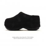 阿迪达斯 Adidas Adifom Hello Kitty 猫 蝴蝶结装饰品 夏季沙滩涉水百搭休闲拖凉拖鞋 超厚底增高 女鞋包头凉拖鞋。采用超轻95% 注塑