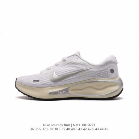 耐克 Nike Journey Run 男女子透气公路跑步鞋 搭载柔软厚实的 Comfiride 泡绵缓震配置，助你征服充满挑战的路面，大步流星，微笑前行。该鞋 - 点击图像关闭