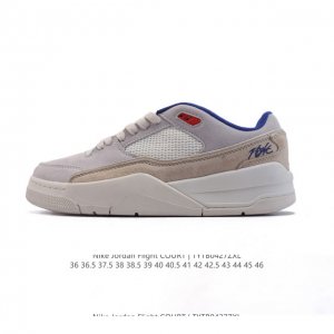 耐克 Nike 乔丹 Jordan Flight Court 时尚休闲 防滑耐磨 低帮运动鞋 复古篮球鞋 男女同款 Jordan 新鞋型 又来了！新配色曝光！滑