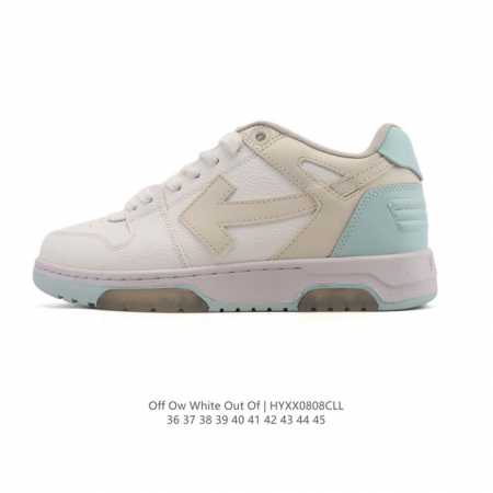 公司级 独家实拍Off-White Out Of Office 低帮系带时尚板鞋 厚底增高小白鞋 街头运动元素 双色设计 标志性Arrows图案标志性Zipti - 点击图像关闭