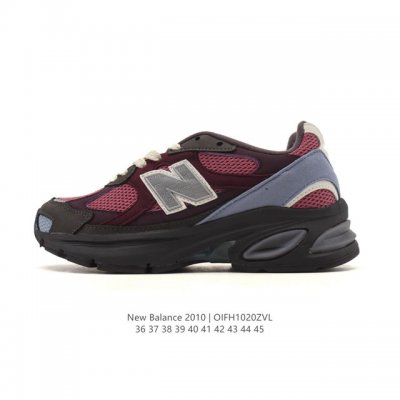 新百伦 New Balance2010英产做旧鞋款纯色绒运动鞋 厚底增高老爹鞋。此复刻经典鞋款，加入当下大热的户外元素，以曾经篮球鞋款型式样加以打造鞋款造型。编