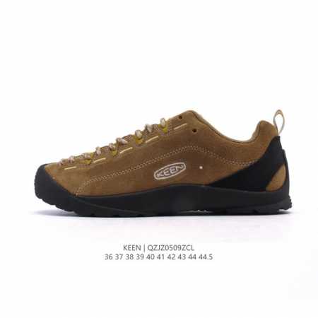 美国人气户外品牌-科恩Keen Jasper Rocks Sp贾斯珀都市系列复古低帮系带户外风露营徒步登山运动训练鞋 。原楦型开发纸版，采用固色翻毛皮鞋面材质， - 点击图像关闭