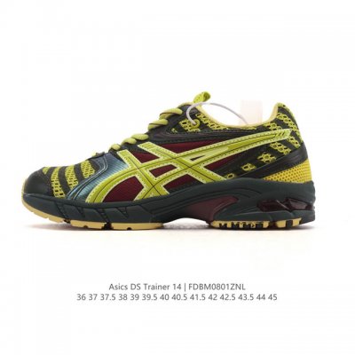 新品公司级 Asics亚瑟士男女通用复古运动休闲运动鞋 老爹鞋 Gel-Ds Trainer 14 时尚运动：Temptation Vacation X Asi