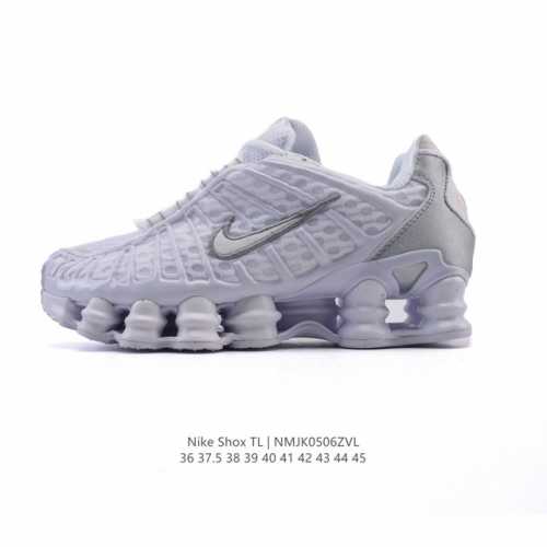 耐克 Nike Shox Tl 男女子运动鞋厚底增高老爹鞋，令机械力学缓震性能跃升新层次。采用透气网眼鞋面和全掌型 Nike Shox 技术，革新演绎经典 20