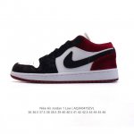 公司级 头层皮 耐克 乔丹Air Jordan 1 Low Aj1 乔1 乔丹1代Aj1 低帮复古文化休闲运动篮球鞋，从1985 年面世的元年款汲取设计灵感，采
