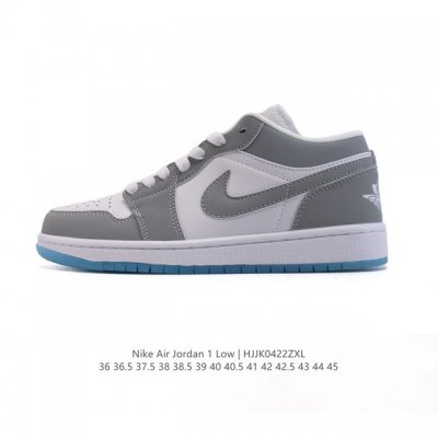 耐克 乔丹Air Jordan 1 Low Aj1 乔1 乔丹1代Aj1 低帮复古文化休闲运动篮球鞋，从1985 年面世的元年款汲取设计灵感，采用简洁大方的经典