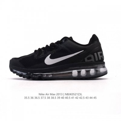 公司级 耐克 Nike Air Max 系列经典人气单品强势回归 Nike Air Max 2013 男女子气垫运动鞋 厚底增高跑步鞋 延续以往的时尚格调和运动