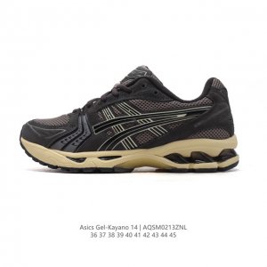 公司级 亚瑟士 Asics Gel-Kayano 14 公司级版本运动休闲透气专业缓震慢跑鞋。采用工程弹性双层再生网格密度鞋面材质，后跟3D可视Gel缓震乳胶物