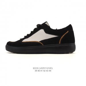 Ecco爱步 小红书爆款小白鞋 新款百搭休闲款 Ecco 爱步厚底增高板鞋休闲板鞋 透气轻质系带轻便运动鞋。Ecco爱步是世界四大休闲鞋类品牌之一，总公司设于丹