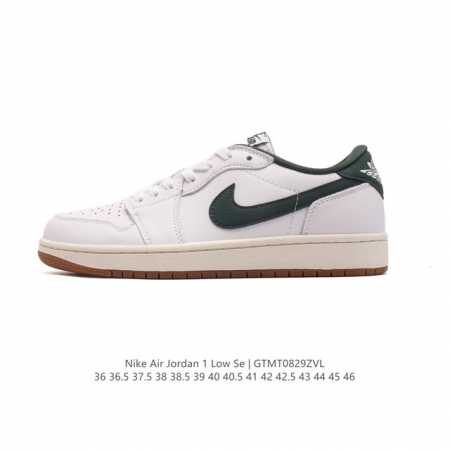 头层皮 耐克 乔丹air Jordan 1 Low Aj1 乔1 乔丹1代aj1 低帮复古文化休闲运动篮球鞋。从1985 年面世的元年款汲取设计灵感，采用简洁大 - 点击图像关闭