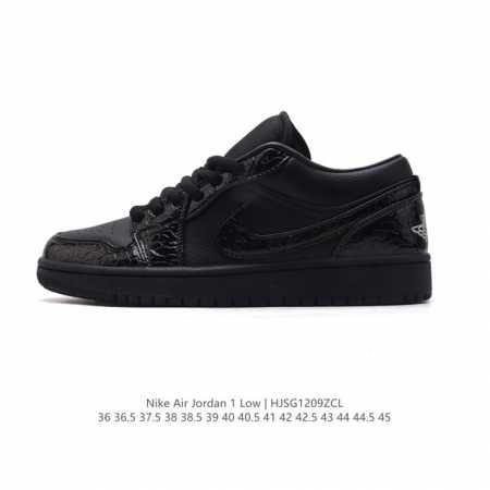 公司级 耐克 乔丹air Jordan 1 Low Aj1 乔1 乔丹1代aj1 低帮复古文化休闲运动篮球鞋。该鞋款从 1985 年元年款汲取设计灵感，焕新演绎 - 点击图像关闭