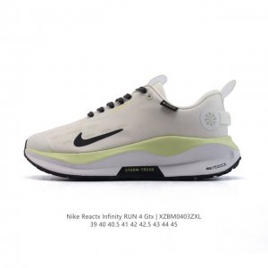 耐克 Nike Infinity Run 4 Gore-Tex 男子防水公路跑步鞋 厚底增高百搭老爹运动鞋。Nike Reactx 泡绵提供高出 Nike Re